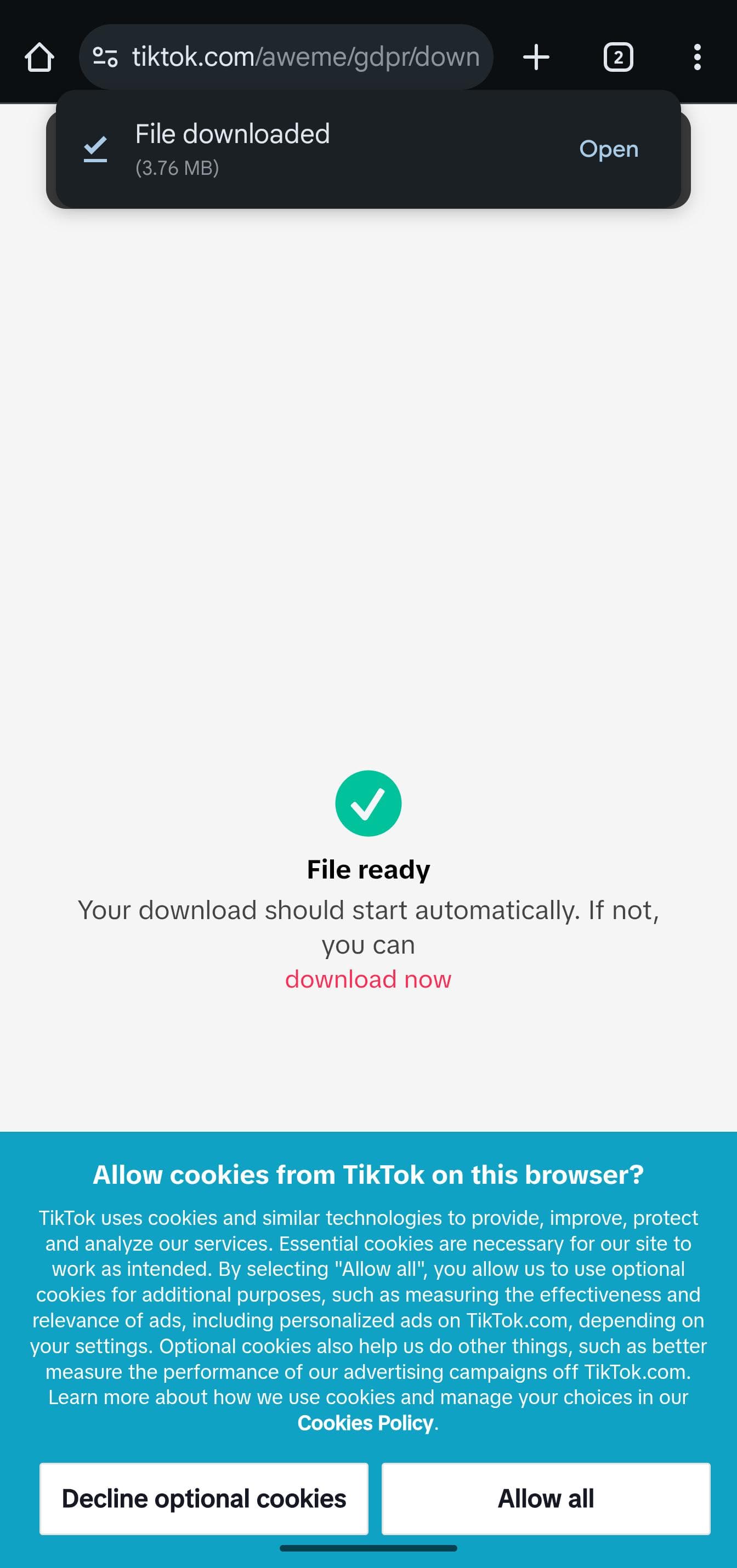 Step 14: Congratulations! Your data is ready to be used